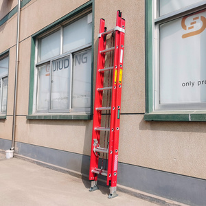 16FT 20FT 24FT 28FT 32FT 36FT 40FT Escalera  Fiberglass Telescopic Extension Ladder