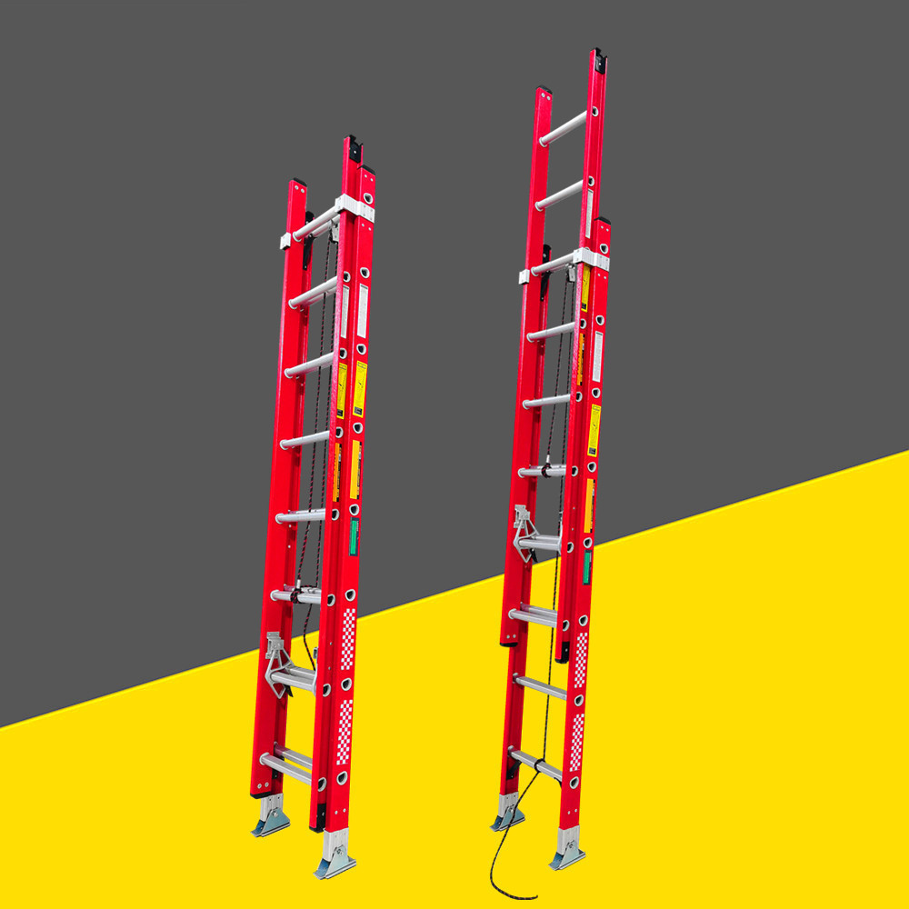 2023 FRP GRP Fiberglass Reinforced Plastic Telescopic Extension Ladder