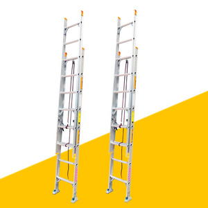 16 20 24 28 32 36 40 step Two Section Aluminum portable and extendable ladder