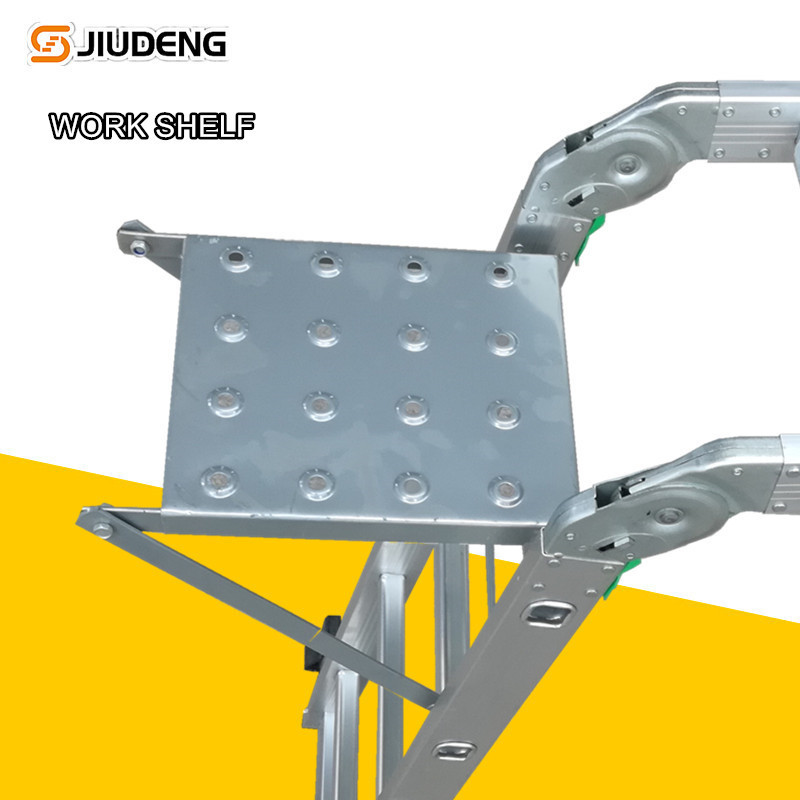 Multi-purpose Usage Scaffolding Feature Aluminum Work Platform Ladder