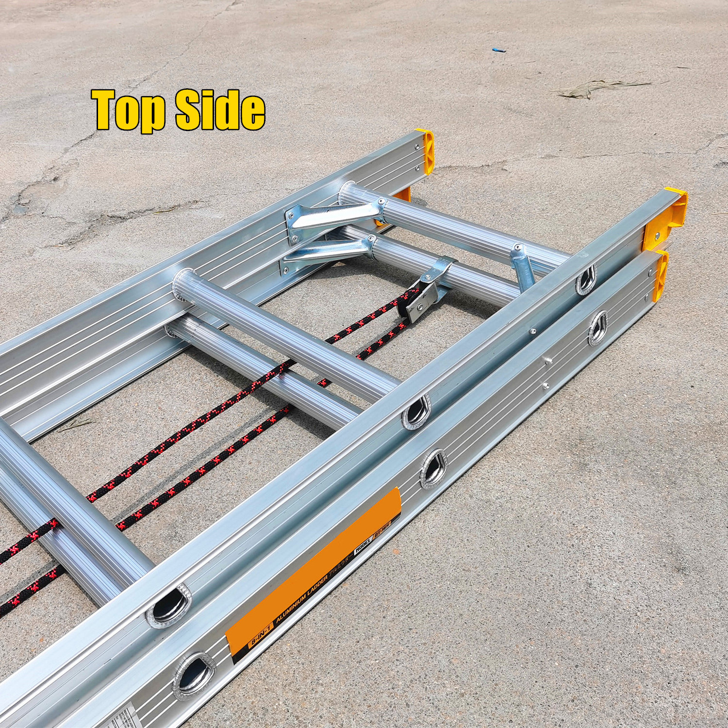 16 20 24 28 32 36 40 step Two Section Aluminum portable and extendable ladder