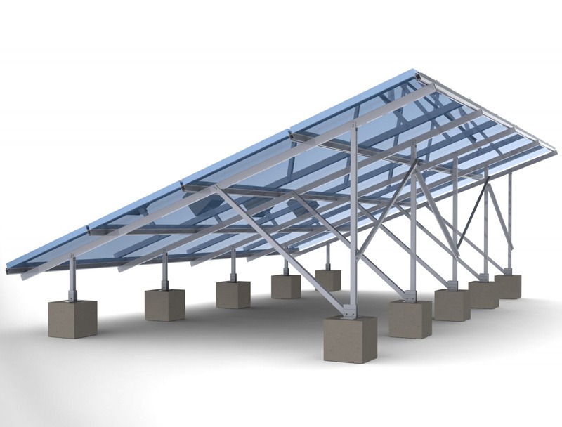 Durable Ground Mounting Stand Structure Super Solar Panel Mounting System Steel Material for Solar Panel Installation