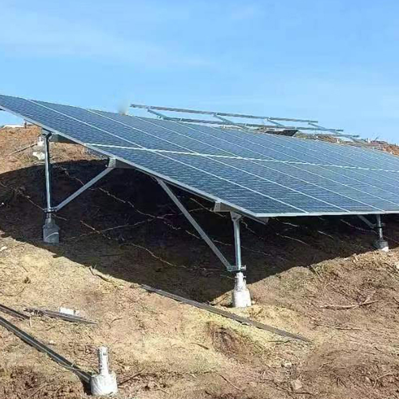 Customized Solar Rack Roof Ground Ballast Solar Mounting Structure System