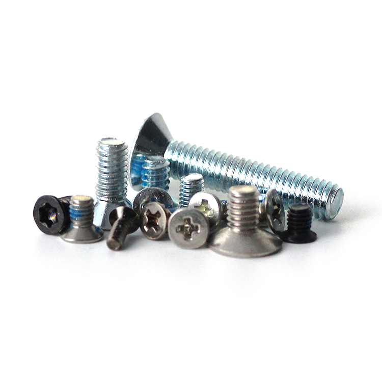 customized fasteners screws hardware titanium aluminum screw brass black custom non-standard stainless steel machine screw