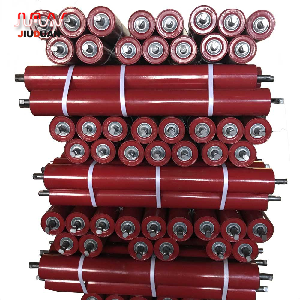 89mm Cheap price carbon steel pipe conveyor carry idler roller return idler roller