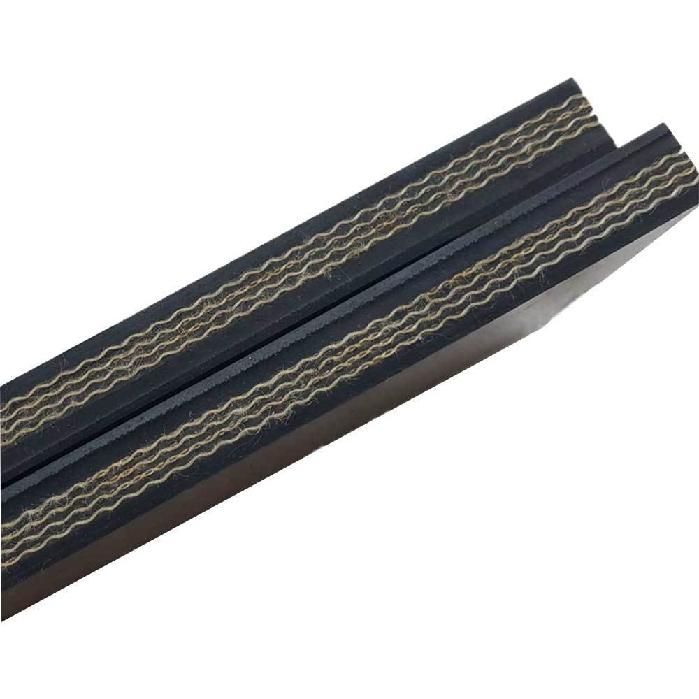 China high tensile strength industrial EP rubber flat /ribbed conveyor belt price