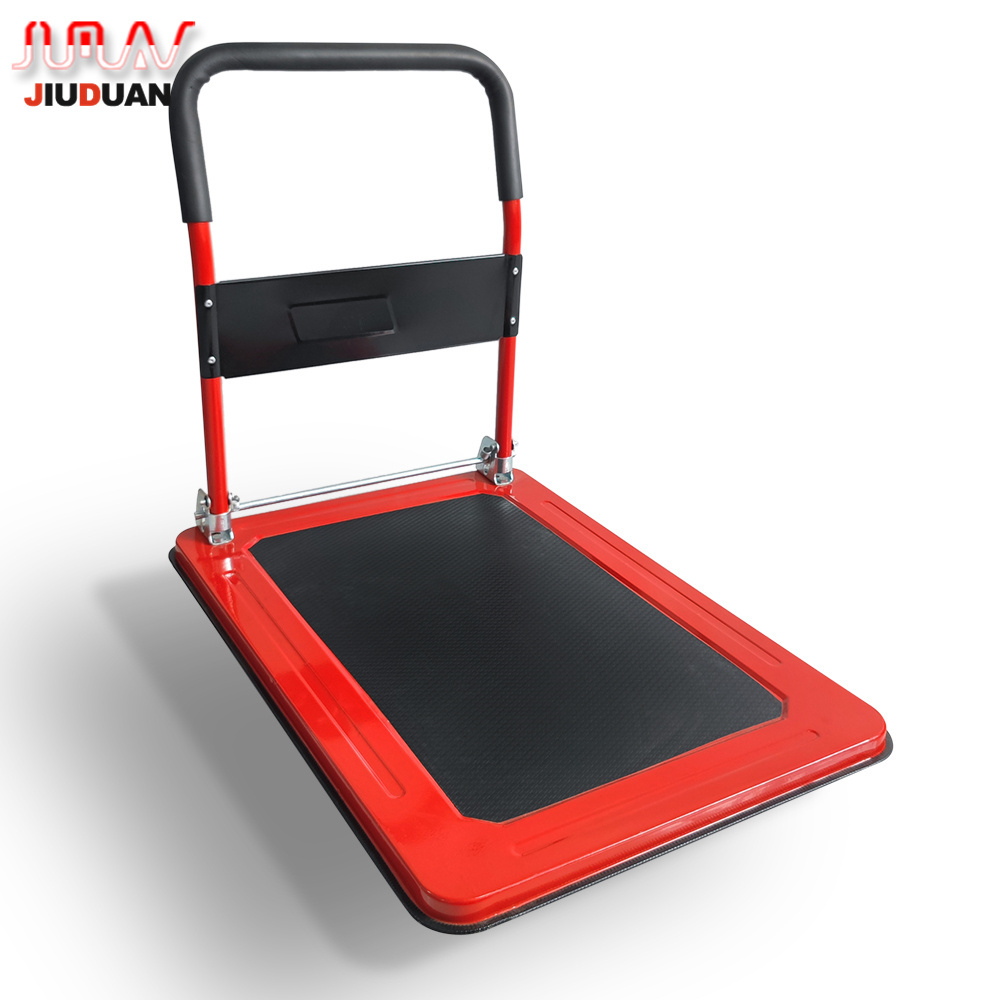 Heavy duty steel cart trolley 50*70cm 60*90cm Steel platform trolley 500kg 300kg