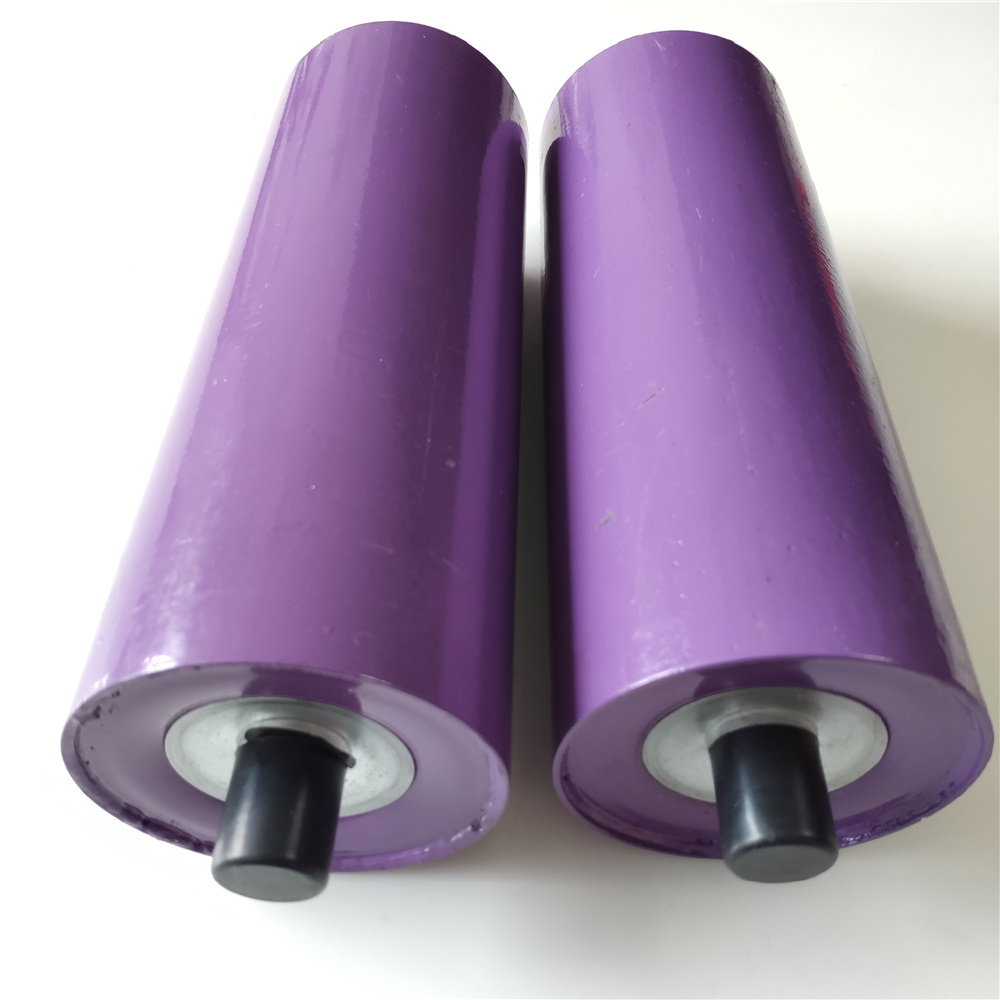 89mm Cheap price carbon steel pipe conveyor carry idler roller return idler roller