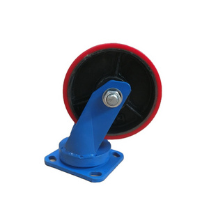 5 inch 6 inch 8 inch Universal Heavy Duty Iron Core Polyurethane PU Wheel Swivel Casters