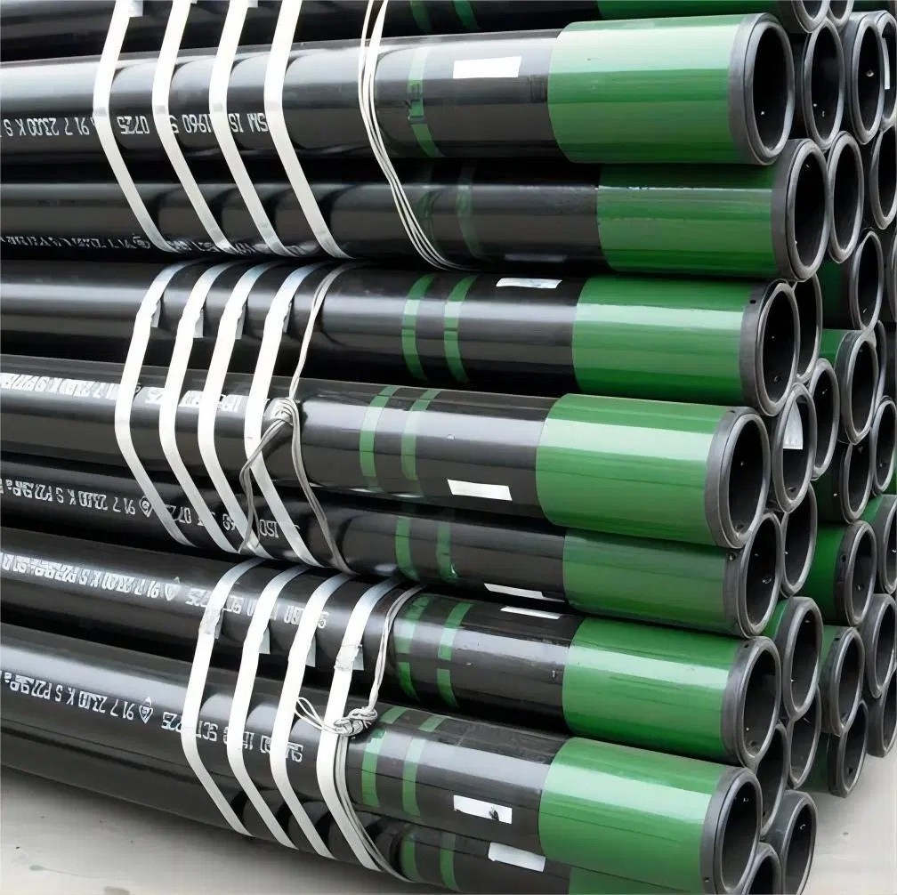 Casing Oil Tube API 5L 5CT J55 K55 N80 L80 P110  Seamless Thread Pipe Water Well Drill Pipe Casing Pipe