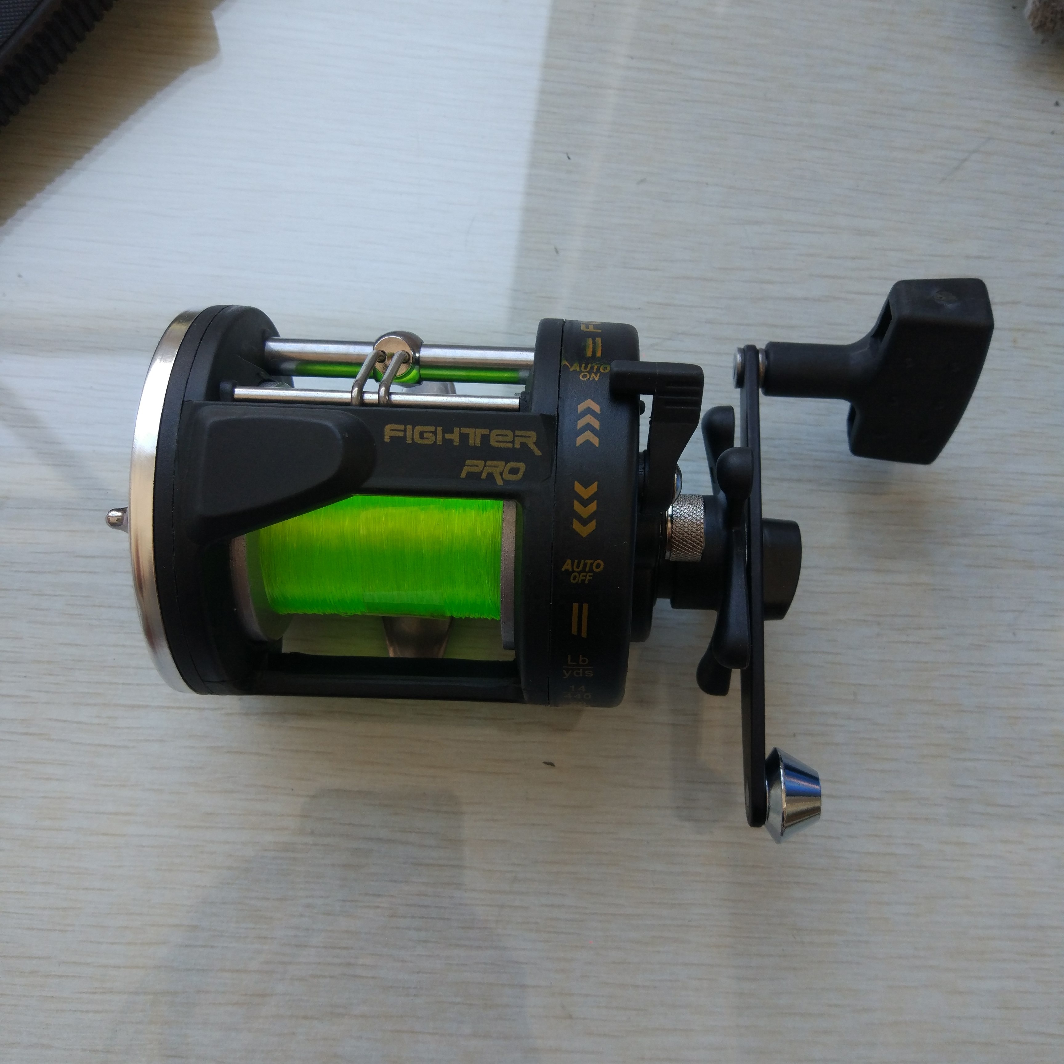 Trolling Reel Boat Fishing Reel Aluminum Spool with Large Capacity