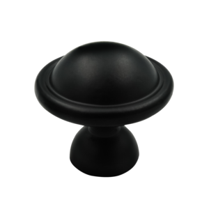 Matt Black Round Mushroom Shape Drawer Handle  Round Knobs