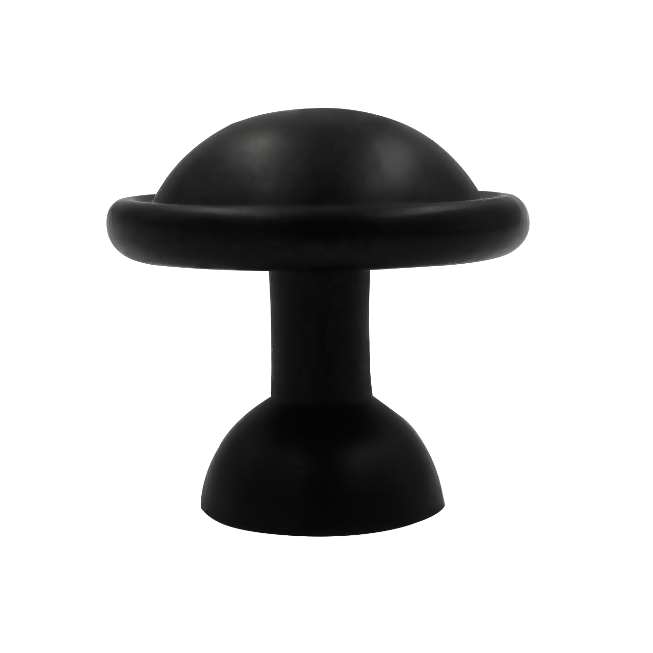 Matt Black Round Mushroom Shape Drawer Handle  Round Knobs