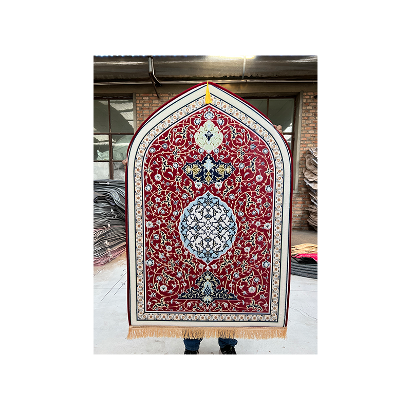 2021 New Design Classical Anti Slip Prayer Rug Prayer Mat Muslim Folding Portable Prayer Mat