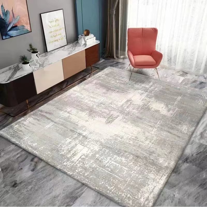 Factory Supply Super Soft Cashmere Living Room Wash With Water Luxury Modern Printing Area Rugs Carpet