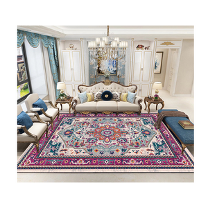 Wholesale Anti Slip Polyester Washable Carpets And Rugs Living Room Home Hotel Carpet