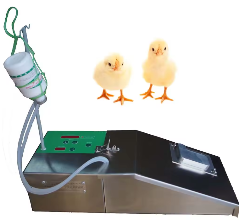 Chicken Duck And Goose Continuous Syringe Incubation Poultry Incubator Automatic Counting Vaccination Equipment