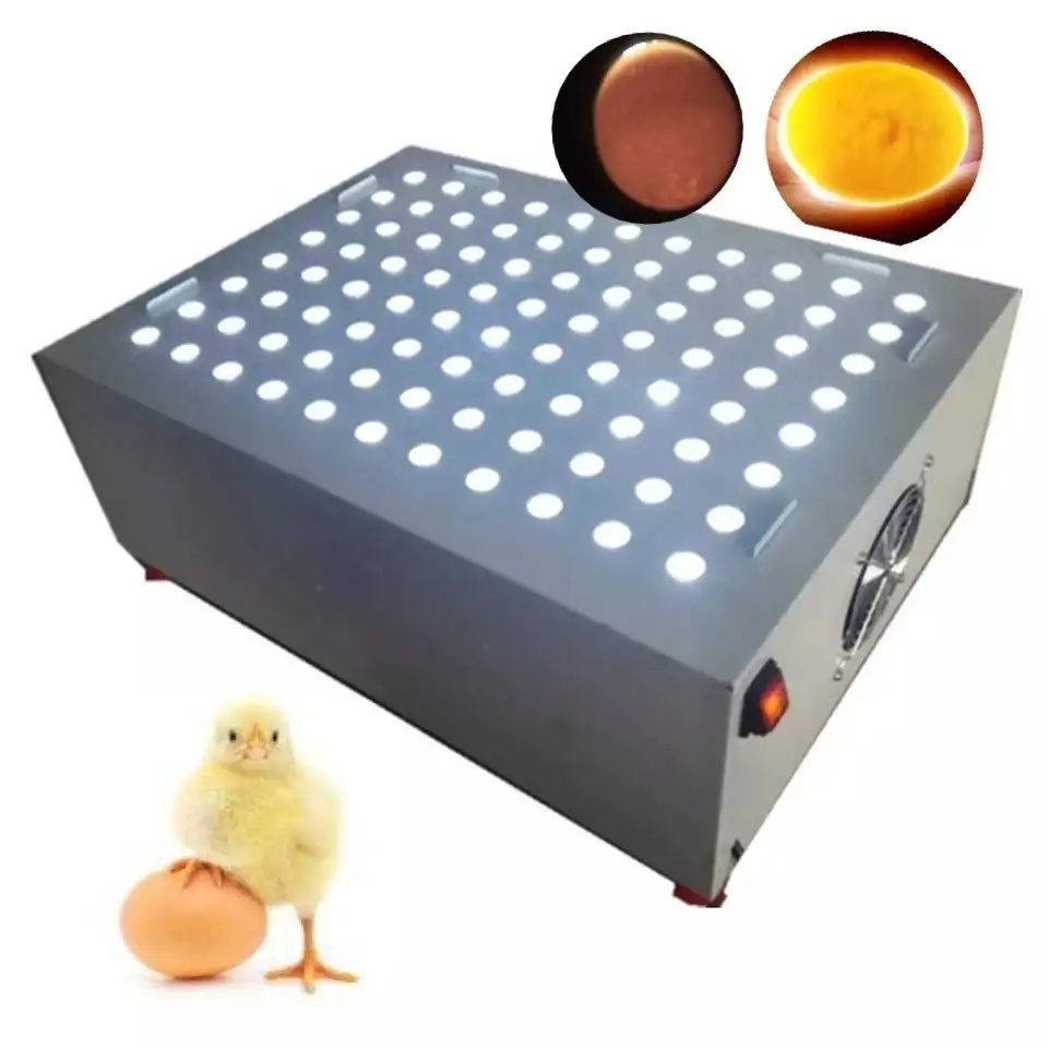 LED Chicken Fertilised Egg Candler Machine/ Egg Checking Machine/ Automatic Egg Candle Tester Candlelight