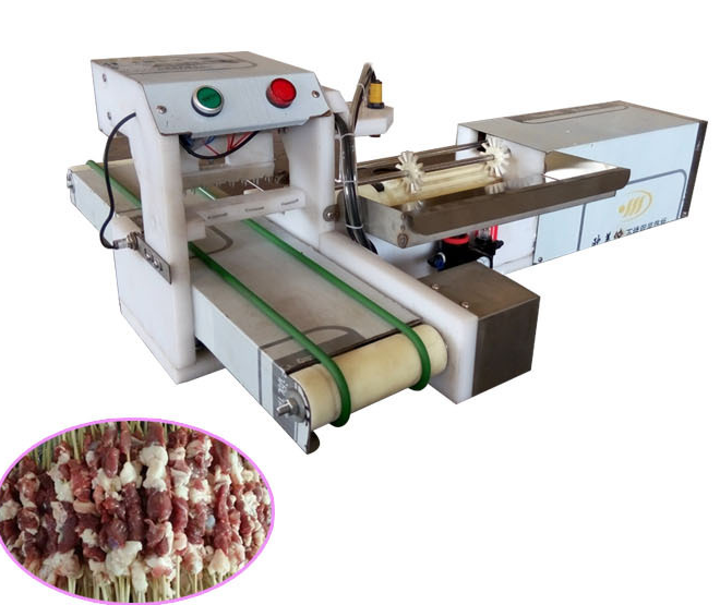 Automatic Meat Skewer Machine Kebab Skewer Machine Doner Kebab Wear String Machine