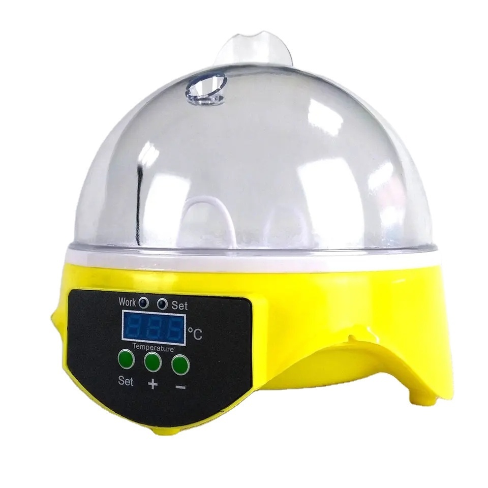 Mini Egg Incubator 7 Eggs Capacity Incubator Brood Machine Chicken Duck Egg Hatcher Electronic Automatic Incubator