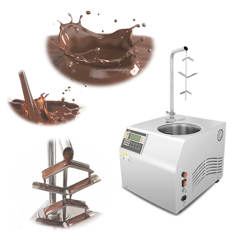 Commercial Chocolate Tempering Wheel Machine 0.95KW Portable Milk Cakes Tap Hot Chocolate Dispenser Machinetap