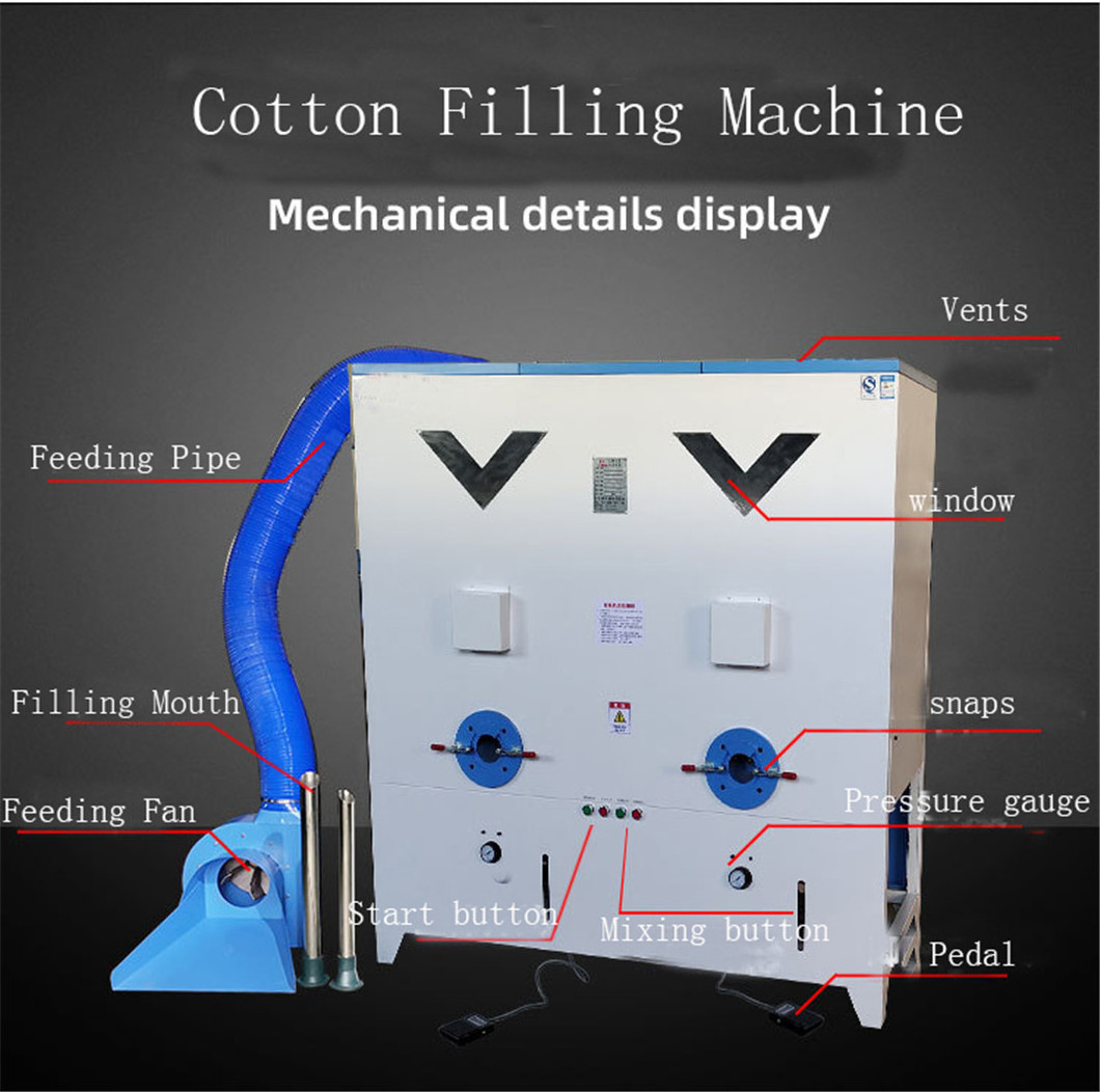 Plush Soft Toy Sofa Cotton Pillow Fiber Making Filling Machine Stuffed Animals Toy Pillow Filling Machine