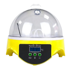 Mini Egg Incubator 7 Eggs Capacity Incubator Brood Machine Chicken Duck Egg Hatcher Electronic Automatic Incubator