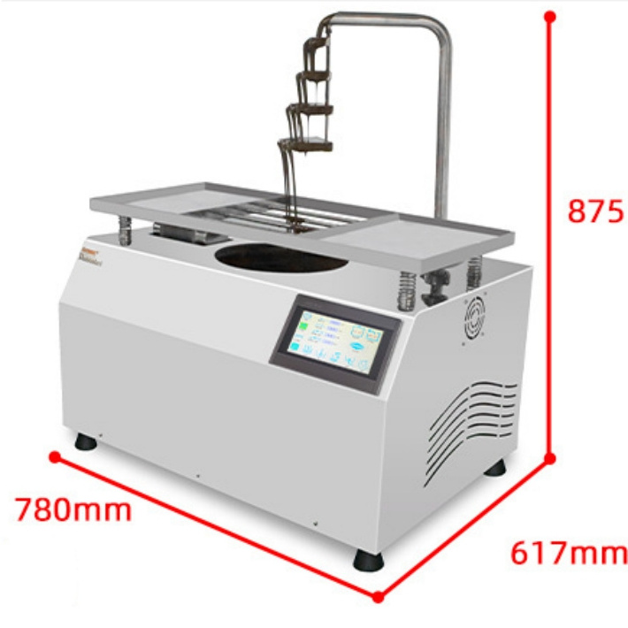 Portable Hot Chocolate Dispenser Small Automatic Chocolate Machinery Small Chocolate Tempering Machine