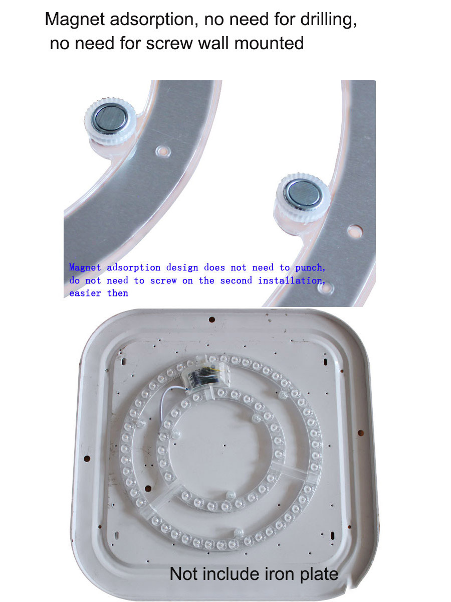 12W 18W 24W 36W led ceiling module lamps 220V screw magnets circular led modules