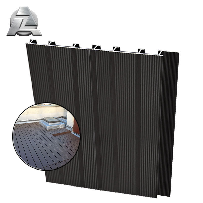 Waterproof extruded aluminum decking planks panels for balcony system