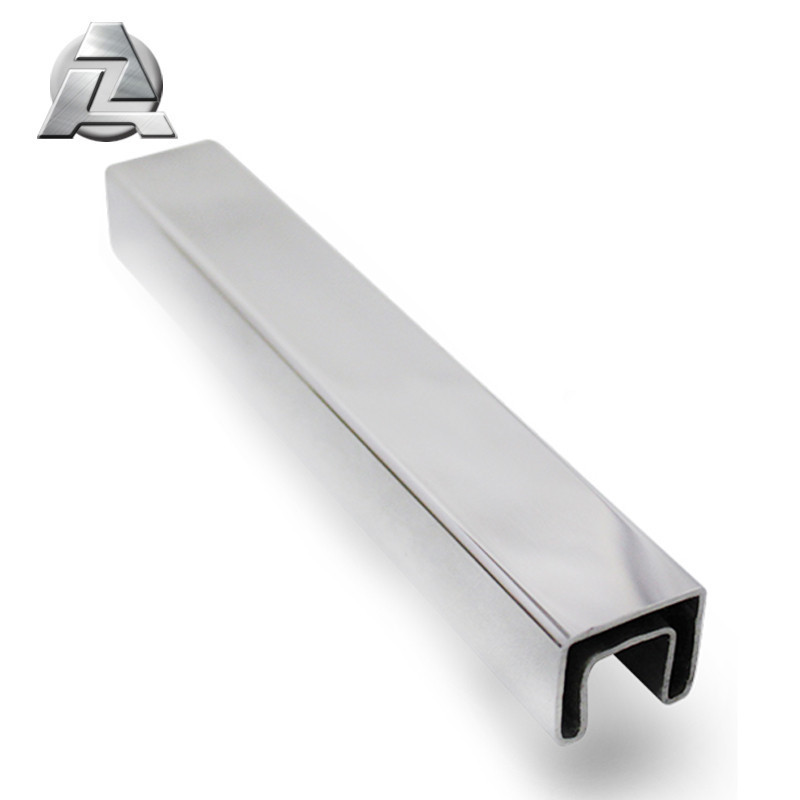 aluminium extrusion channel profile for glass railing