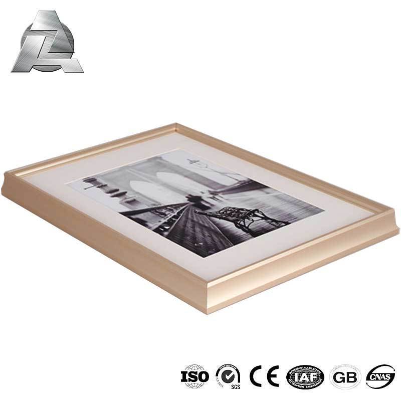 Metal 6000 series material a2 a3 a4 aluminium alloy picture photo frame mouldings extrusion profile