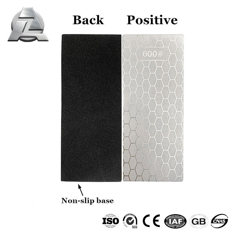 2 Side Grit Coarse 325 Extra Fine 1200 Non-Slip Base and Angle Guide fine grit whetstone diamond sharpening stone