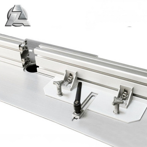 Machinable framing extruded aluminum t-slot table saw t slot track fence for woodworking