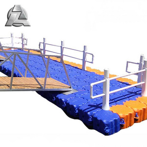 Marine HDPE plastic floating foam filled pontoons dock block for sale