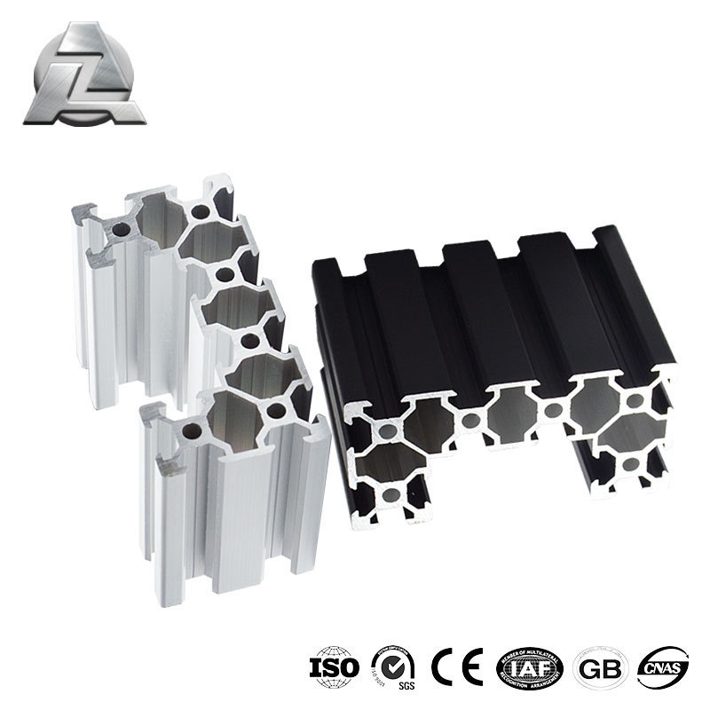 Silver black anodizing aluminium v-slot extrusion profile c beam 4080