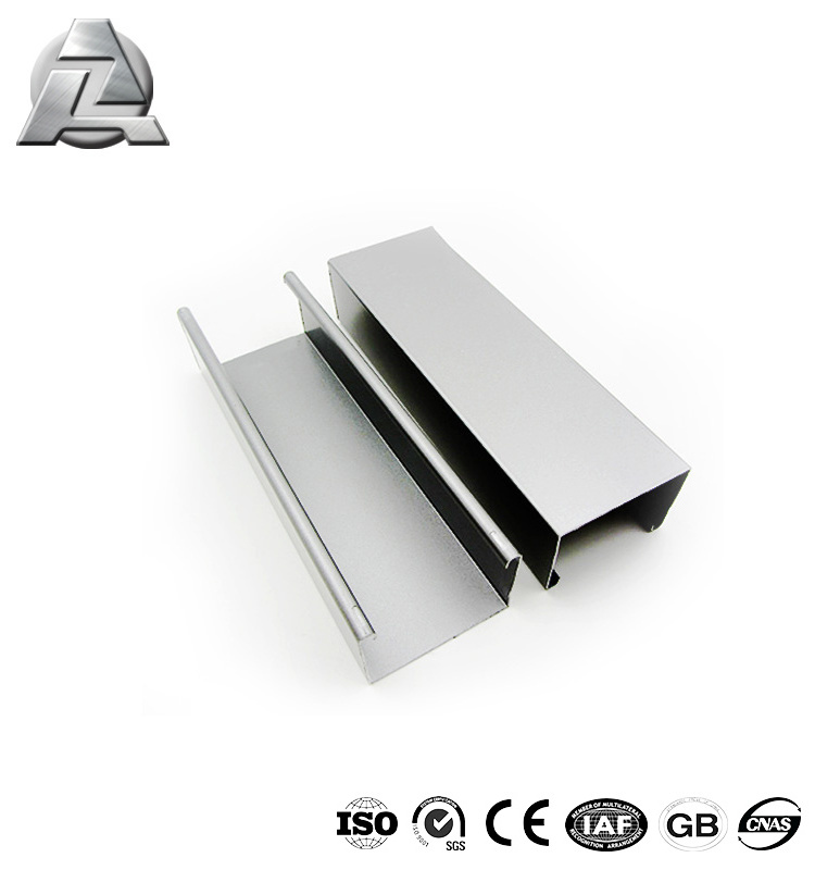 aluminium extrusion channel profile for glass railing