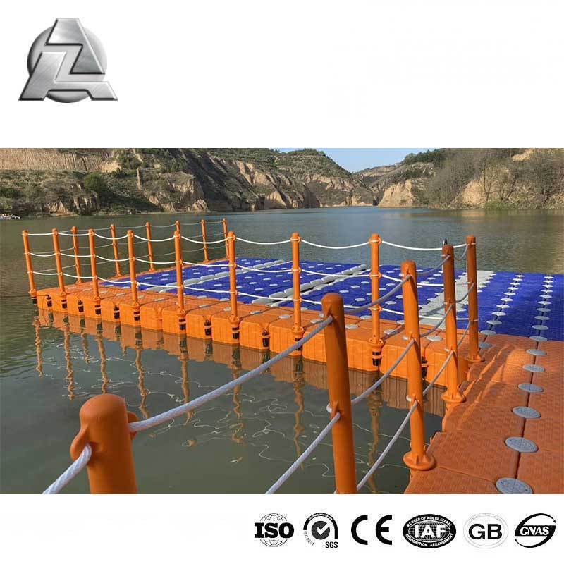 Other marine supplies HDPE plastic colorful modular floating pontoon block dock