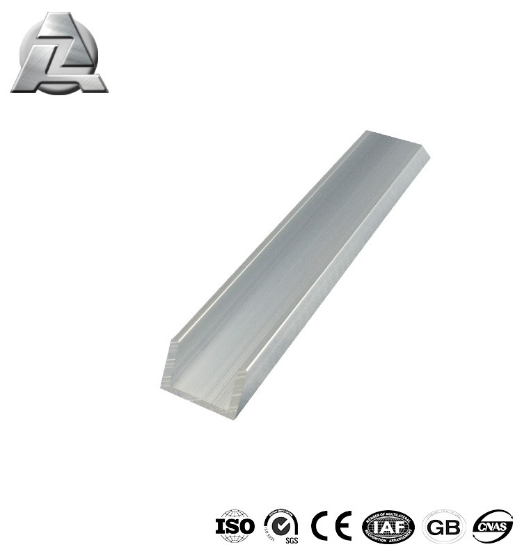 aluminium extrusion channel profile for glass railing