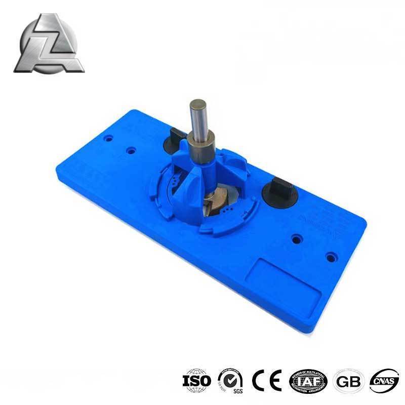 Hole puncher locator opener woodworking tools hidden concealed hinge cabinet guide doweling drilling jig for aluminum