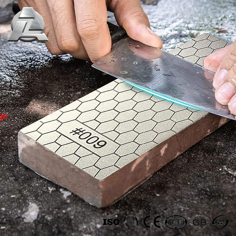 3000grit grit double sided diamonds knife sharpener sharpening stone whetstone plate tool with diamond powder for hardwood floor