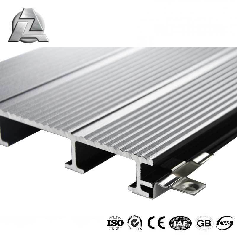 Waterproof fireproof industrial outdoor metal outside aluminum decking flooring system deck floor panels