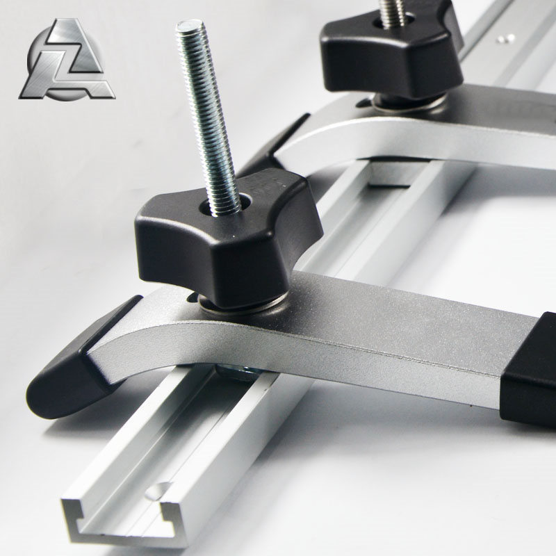 Machinable framing extruded aluminum t-slot table saw t slot track fence for woodworking