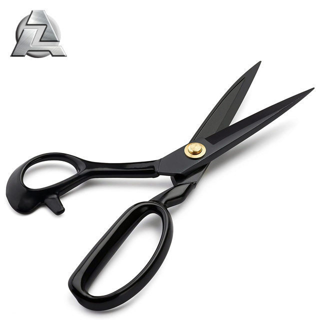 Professional black non-stick plated tailoring machine sewing shears 8 inch sharp tailor scissors