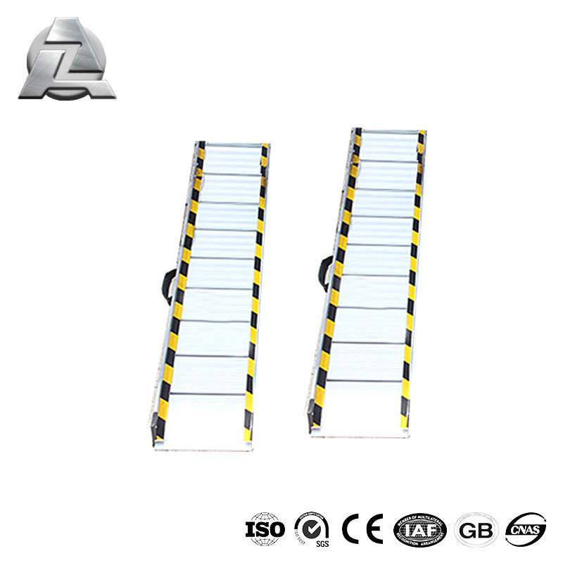 China manufacturer heavy duty 300kg loading electric wheelchair ramps aluminium FOLD RAMP