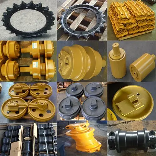 Complete set of excavator spare parts rubber track others mini excavator parts