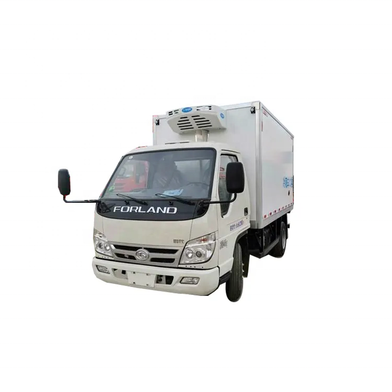 Hot foton 3-5 tons Refrigerator cooling van Refrigerated Medium Size Box Truck on sale