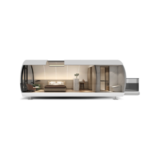 A5-2 Prefab House Space Capsule Bed Cabin Hotel Container Home Sleep Pod Outdoor Mobile Tiny House Luxury Capsule House