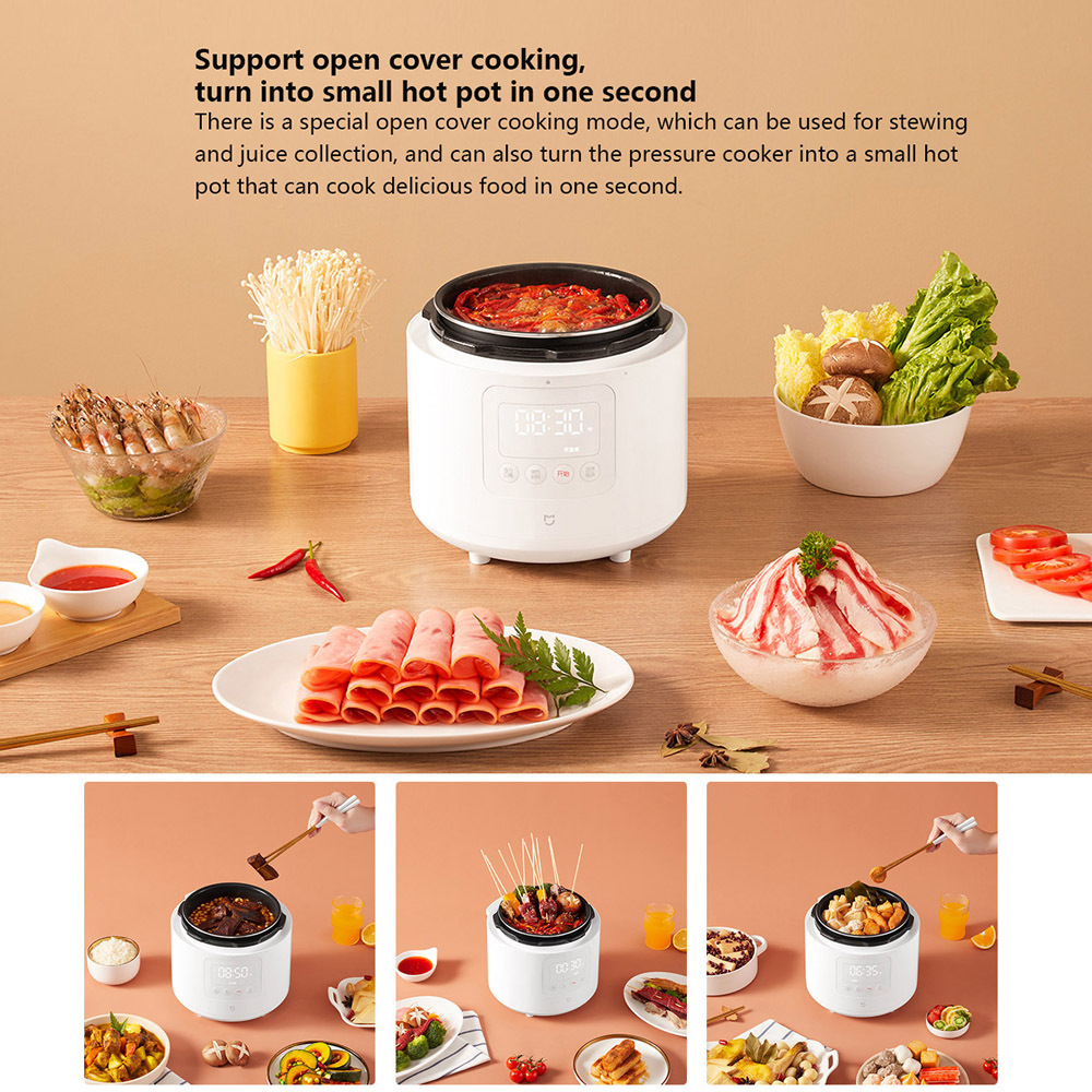 Xiaomi Mijia Smart Electric Pressure Cooker 5L APP Control Instant One-Touch Pressure Pot Rice Cooker/Steamer/Slow Cooker