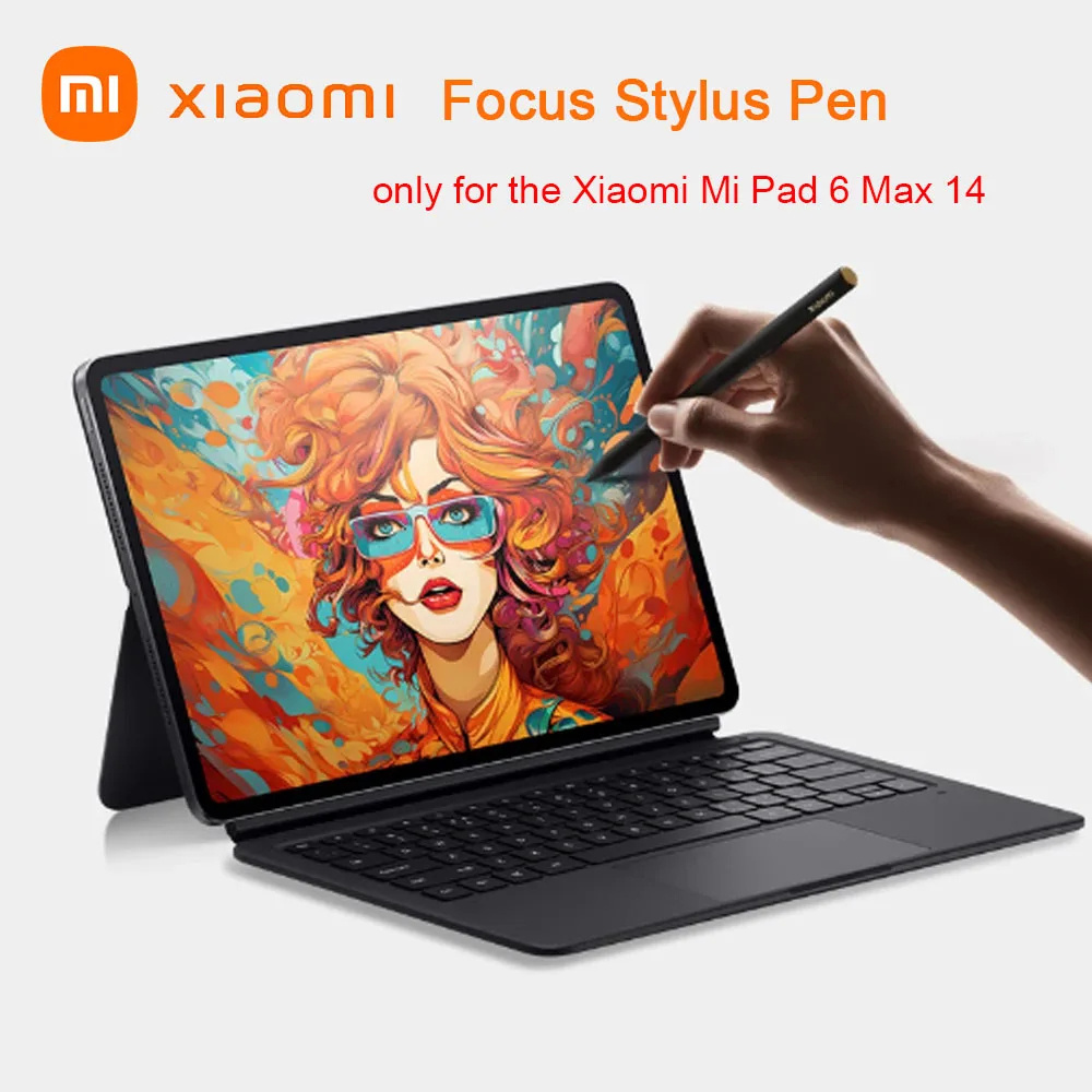 Original Xiaomi Focus Stylus Pen For Xiaomi Mi Pad 6 Max 14 Draw Writing Screenshot Tablet Screen Touch Smart Pen Palm Rejection